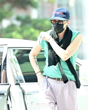 G-Dragon di Bandara Incheon Menuju Jakarta (instagram/@koreadispatch)